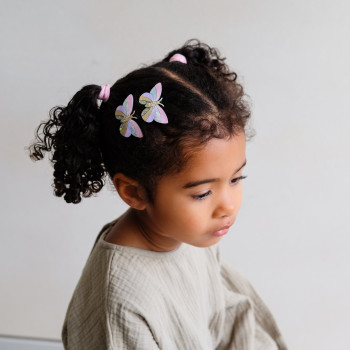 Mimi & Lula Spriped Butterfly 2 'li Toka Mimi & Lula Spriped Butterfly 2 'li Toka