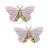 Mimi & Lula Spriped Butterfly 2 'li Toka Mimi & Lula Spriped Butterfly 2 'li Toka