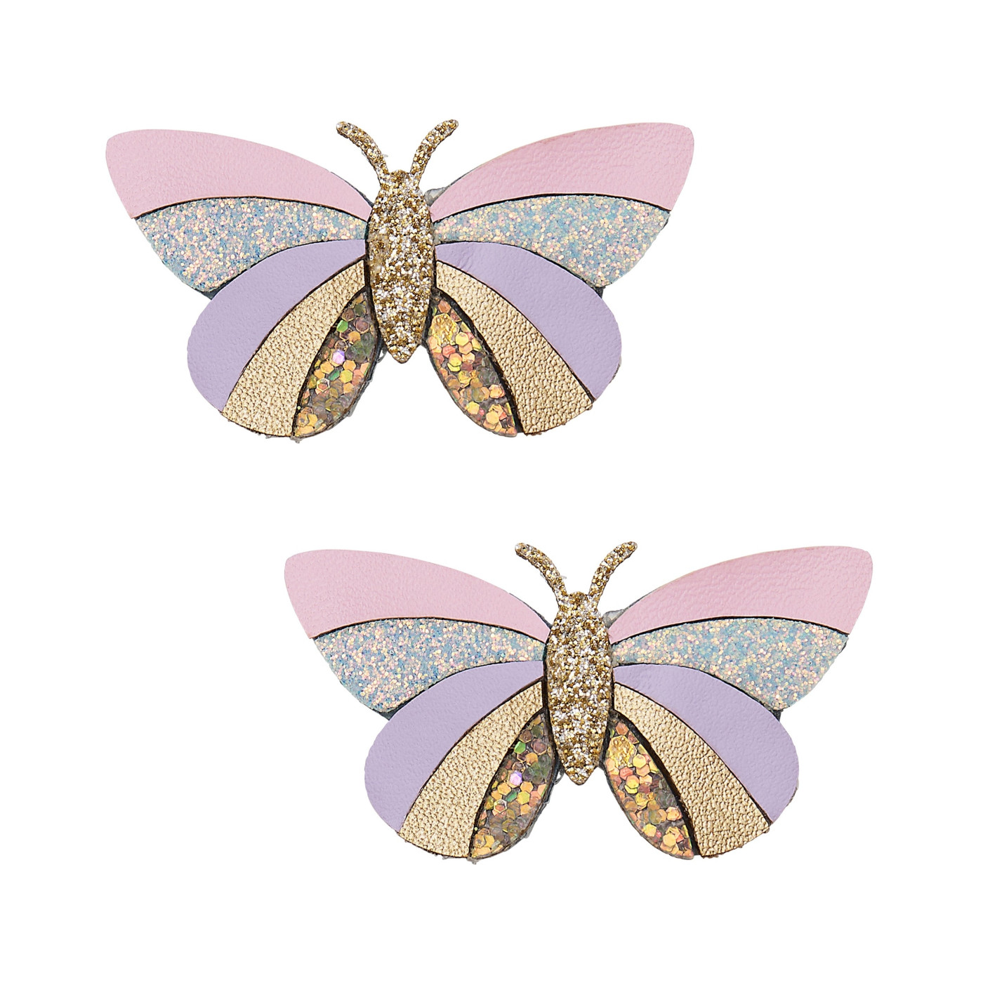 Mimi & Lula Spriped Butterfly 2 'li Toka Mimi & Lula Spriped Butterfly 2 'li Toka