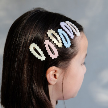 Mimi & Lula - Scalloped Sparkle Mini 5’li Toka