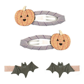 Mimi & Lula - Pumpkin & Bat 4'lü Toka
