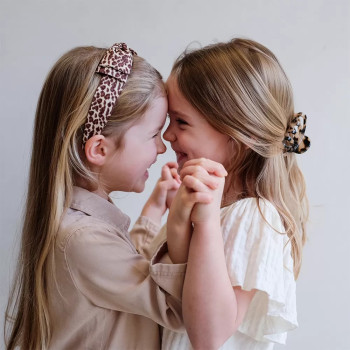 Mimi & Lula - Leopard Edie Bow Alice Taç