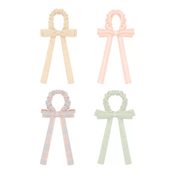 Mimi & Lula - Summer Stripes Bow 4Lü Lastik Toka