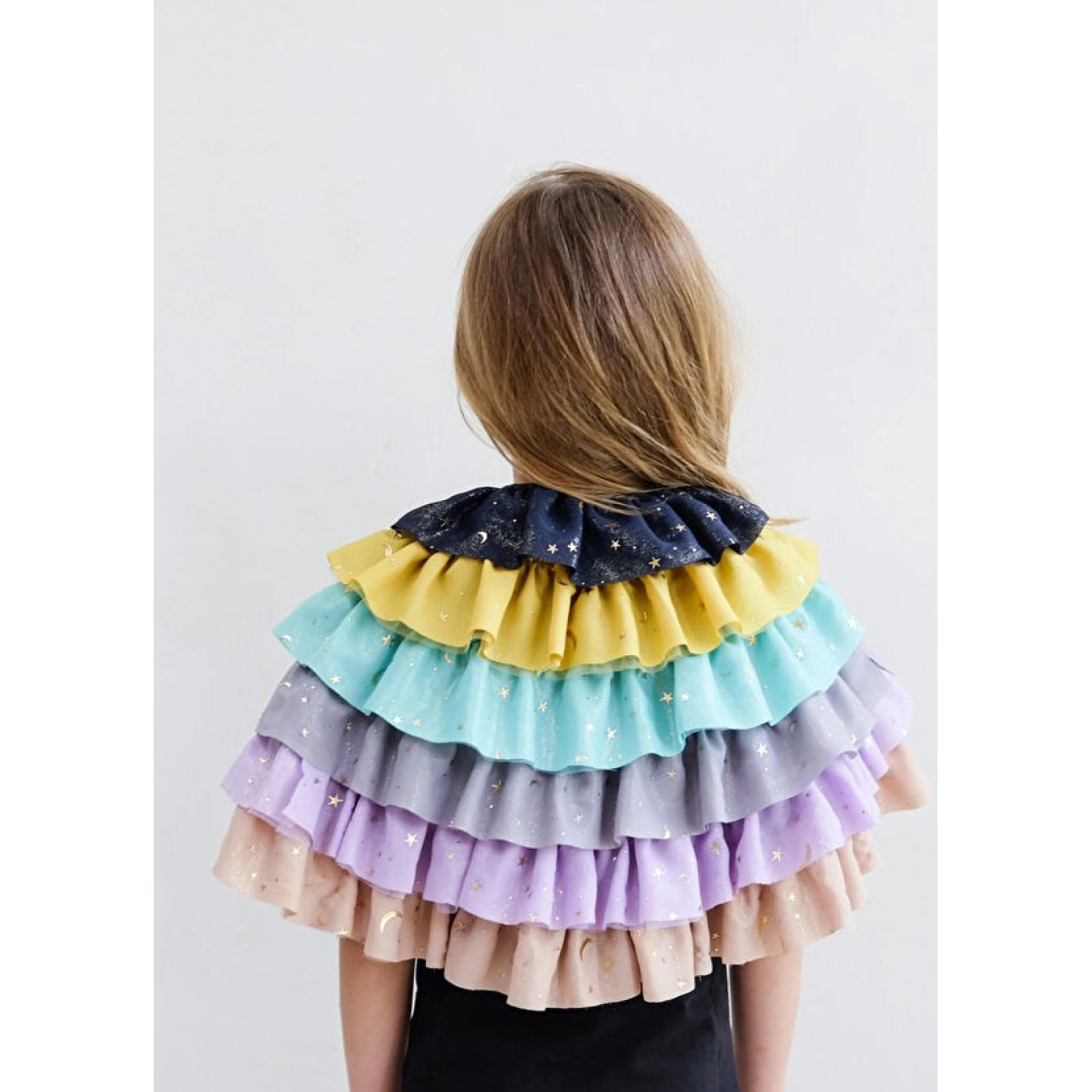 Mimi & Lula - Rainbow Ruffle Pelerin - 135035-23 - 5060925055238