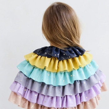 Mimi & Lula - Rainbow Ruffle Pelerin