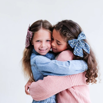 Mimi & Lula Agnes Oversize Bow 2’li Toka - Teal