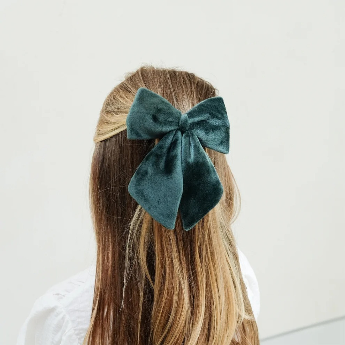 Mimi & Lula Agnes Oversize Bow 2’li Toka - Teal - 152067-79 - 5060925057362