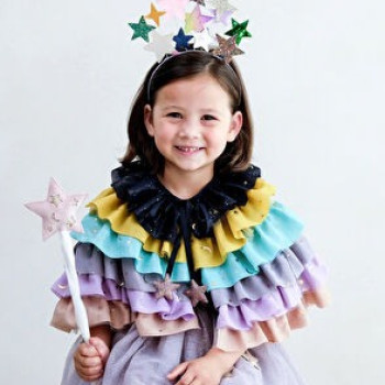Mimi & Lula - Rainbow Ruffle Pelerin