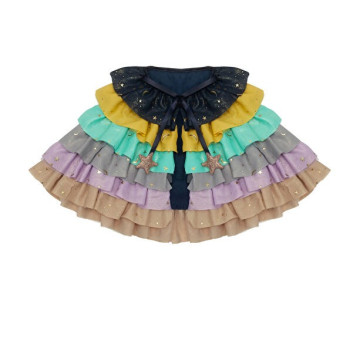 Mimi & Lula - Rainbow Ruffle Pelerin