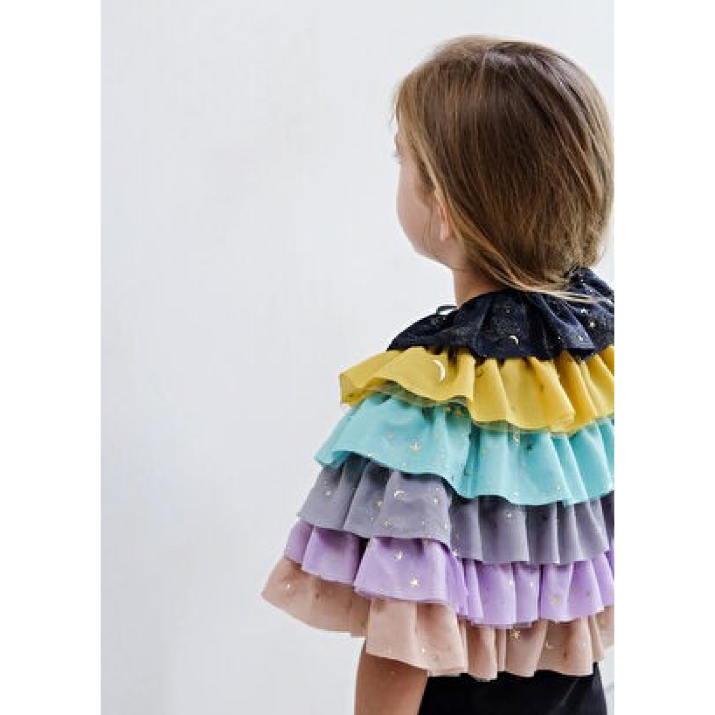 Mimi & Lula - Rainbow Ruffle Pelerin - 135035-23 - 5060925055238