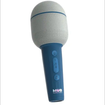 5 Farklı Eğlenceli Ses Efektli Karaoke Mikrofon ve Bluetooth Hoparlör - Mavi 5 Farklı Eğlenceli Ses Efektli Karaoke Mikrofon ve Bluetooth Hoparlör - Mavi