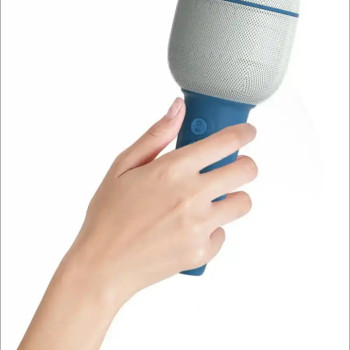 5 Farklı Eğlenceli Ses Efektli Karaoke Mikrofon ve Bluetooth Hoparlör - Mavi 5 Farklı Eğlenceli Ses Efektli Karaoke Mikrofon ve Bluetooth Hoparlör - Mavi