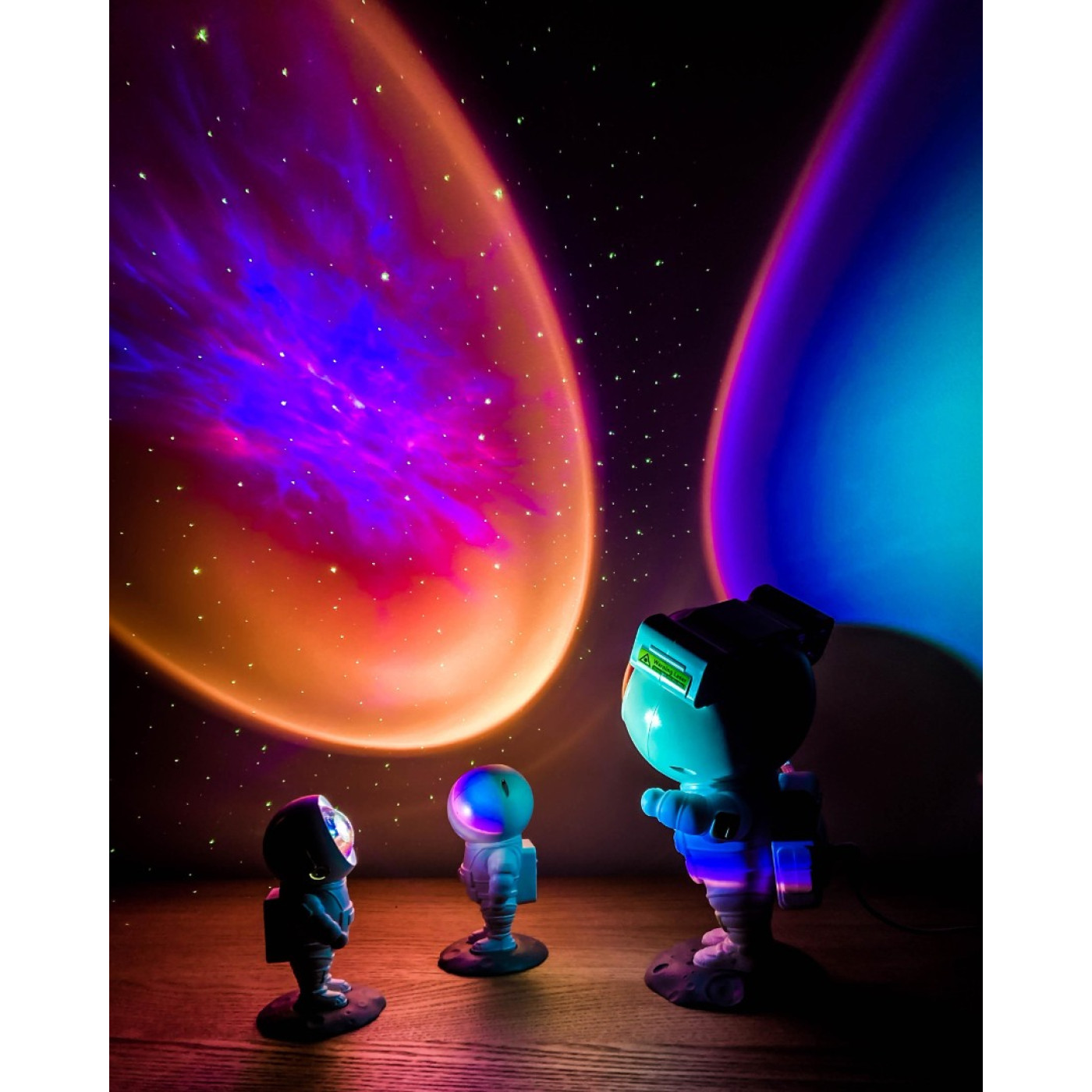 MOB Astronot Projeksiyon Gece Lambası // Mavi - 3701365602560 - 3701365602560