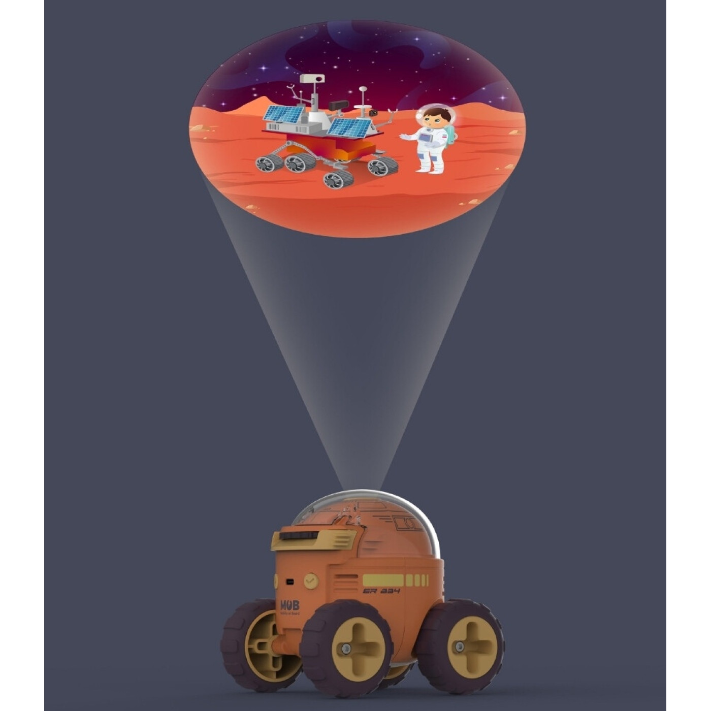 Uzay Kaşifi Hikaye Projektörü – İngilizce ve Fransızca Kitapçıklı - RO-EXPL-01 - 3701613300439