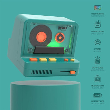 MOB Retro Kamera Bluetooth Hoparlör // Mavi MOB Retro Kamera Bluetooth Hoparlör // Mavi