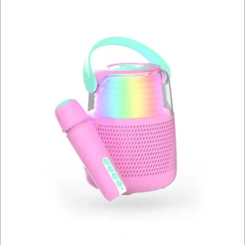 Mob - Retro 5 Farklı Ses Efektli, Mikrofonlu Karaoke - Pembe Mob - Retro 5 Farklı Ses Efektli, Mikrofonlu Karaoke - Pembe