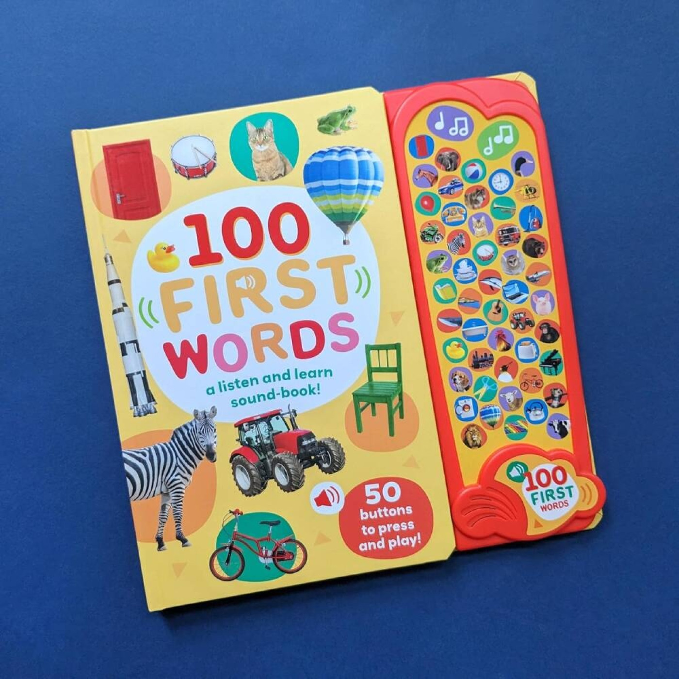 100 First Words (50 Button Photo Sound Book) - 9781839239489 - 9781839239489