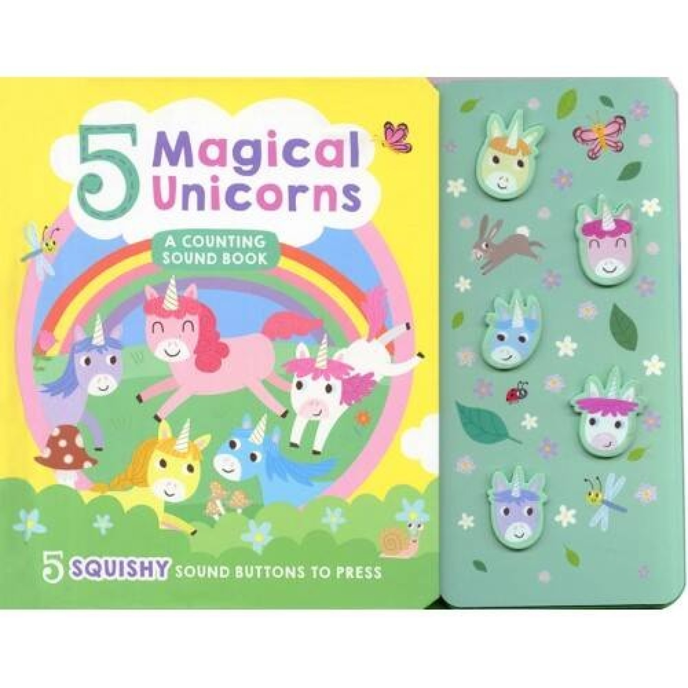 5 Magical Unicorns: A Counting Sound Book - 9781835090817 - 9781835090817