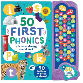 50 First Phonics (50 Button Photo Sound Book)