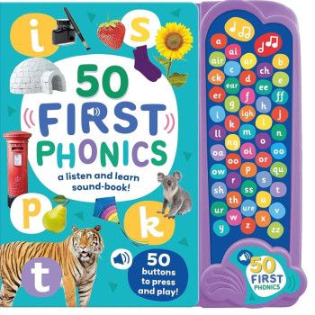 50 First Phonics (50 Button Photo Sound Book)