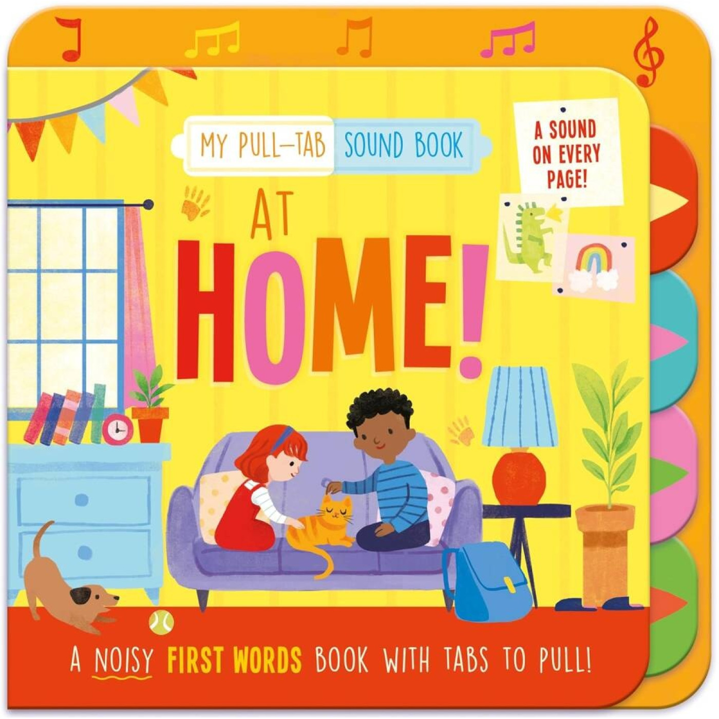 At Home (Pull-Tab Sound Book) - 9781835091999 - 9781835091999