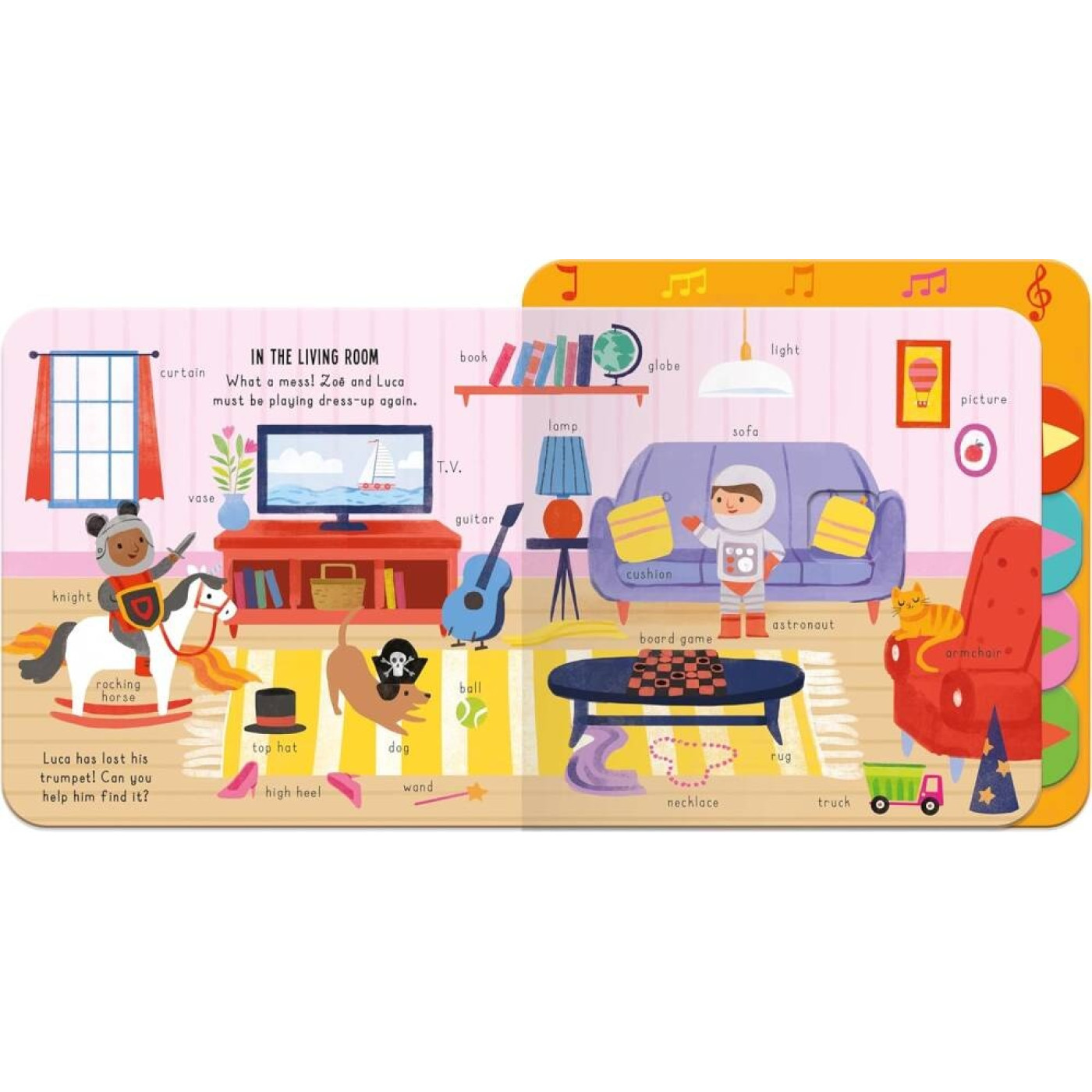 At Home (Pull-Tab Sound Book) - 9781835091999 - 9781835091999