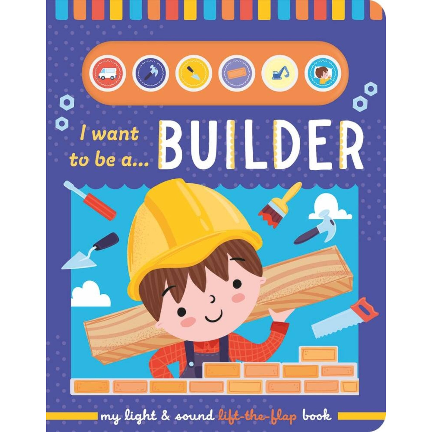 Builder (6 Button Light and Sound Book) - Sesli, Kaydırmalı ve 3D Kitaplar Görseli