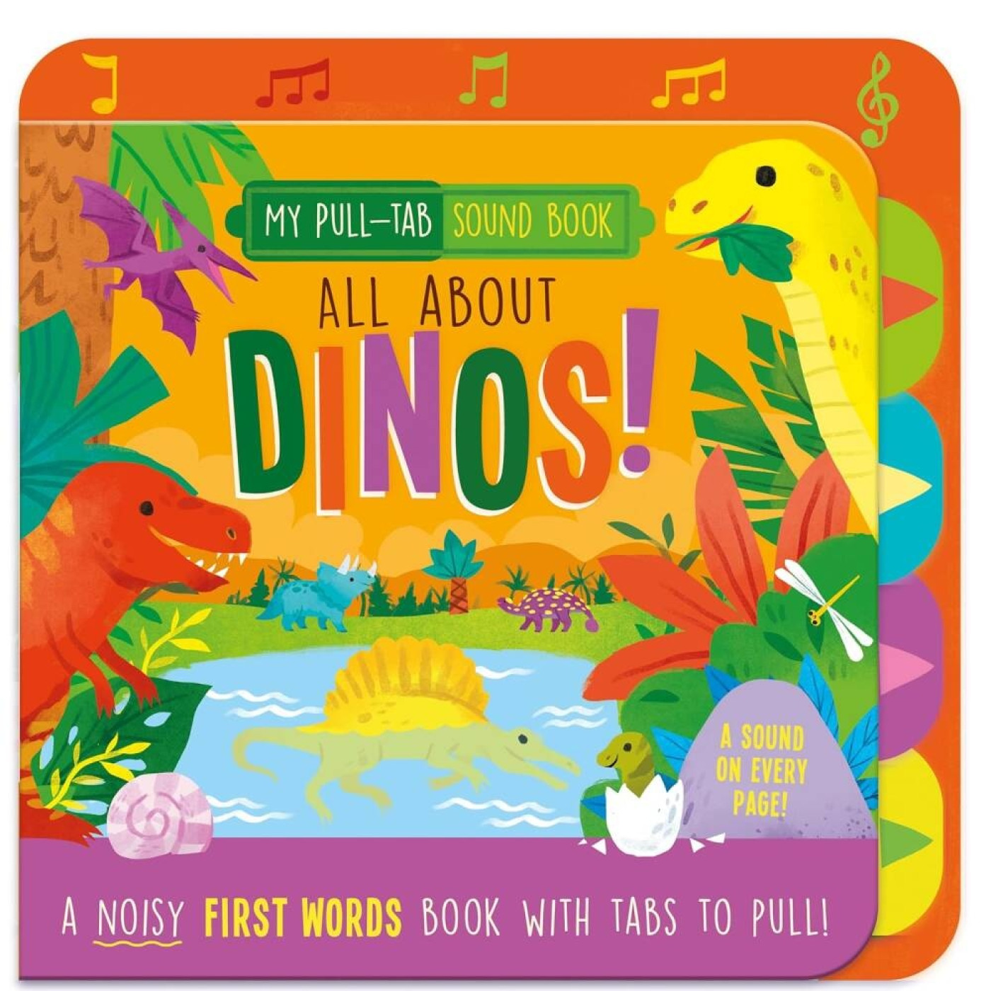 Dinos (Pull-Tab Sound Book) - 9781835095201 - 9781835095201
