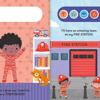 Firefighter (6 Button Light and Sound Book)