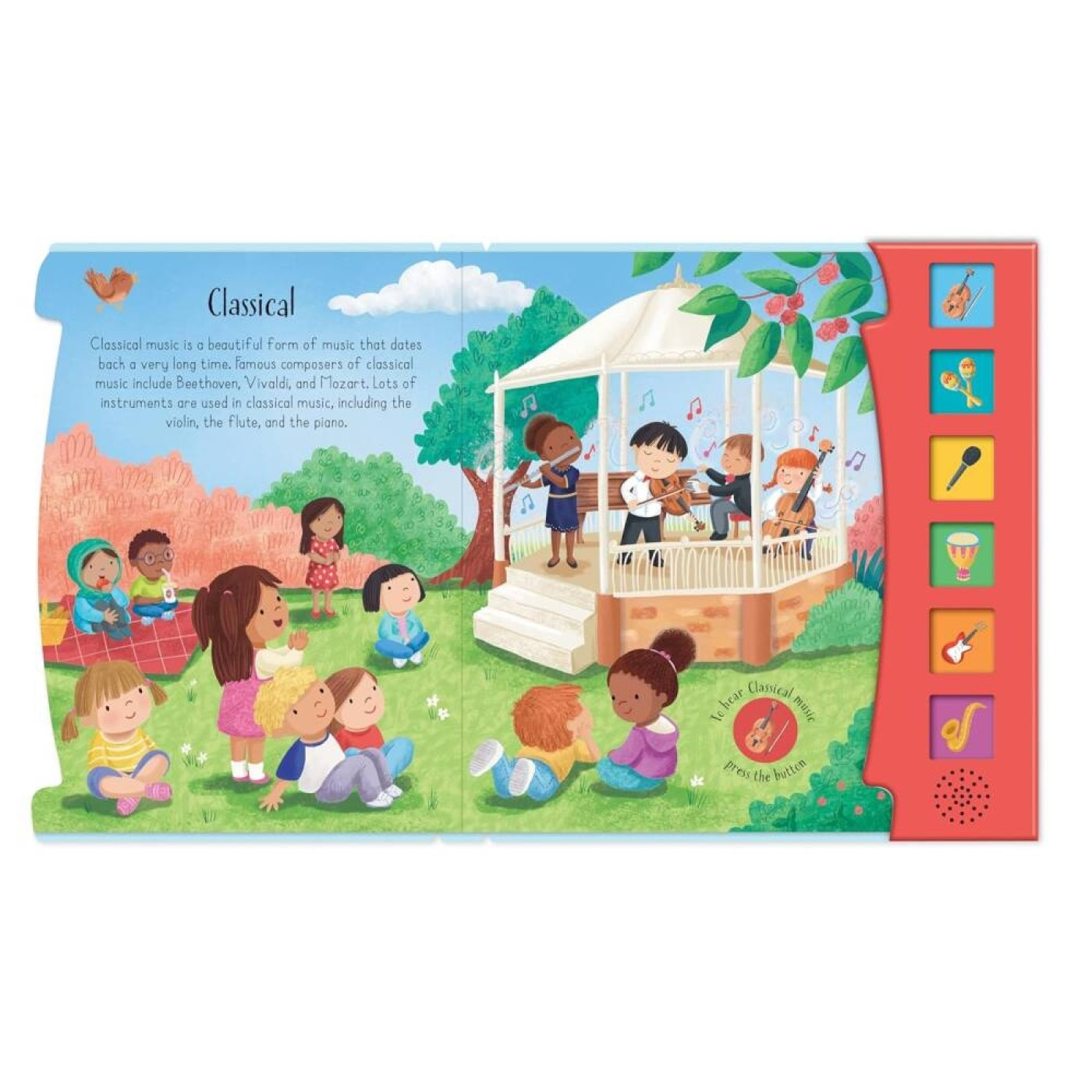 Listen To The Music (6 Button Sound Book) - 9781839239397 Listen To The Music (6 Button Sound Book) - 9781839239397 - 9781839239397