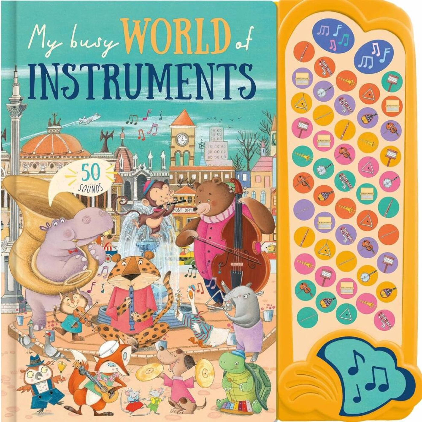 My Busy World of Instruments (50 Button Sound Book) - 9781839238291 - 9781839238291
