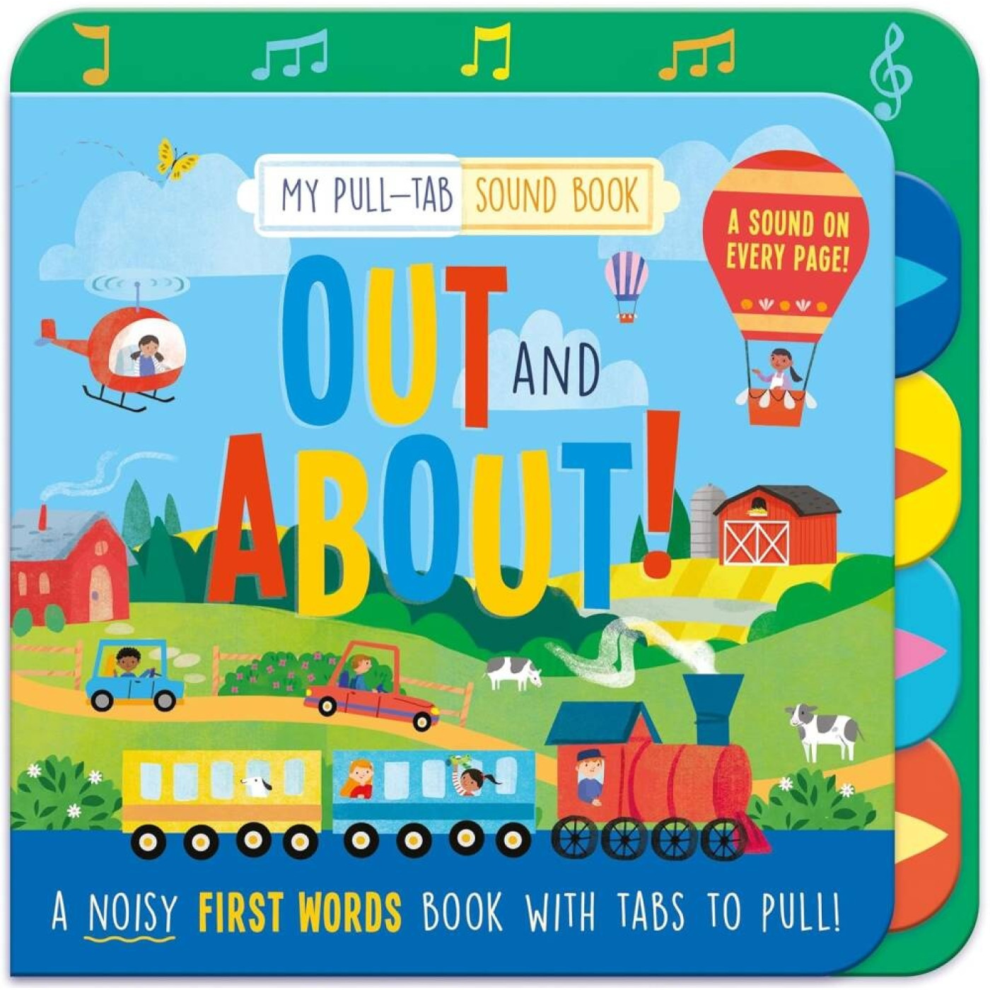 Out & About (Pull-Tab Sound Book) - 9781835091982 - 9781835091982
