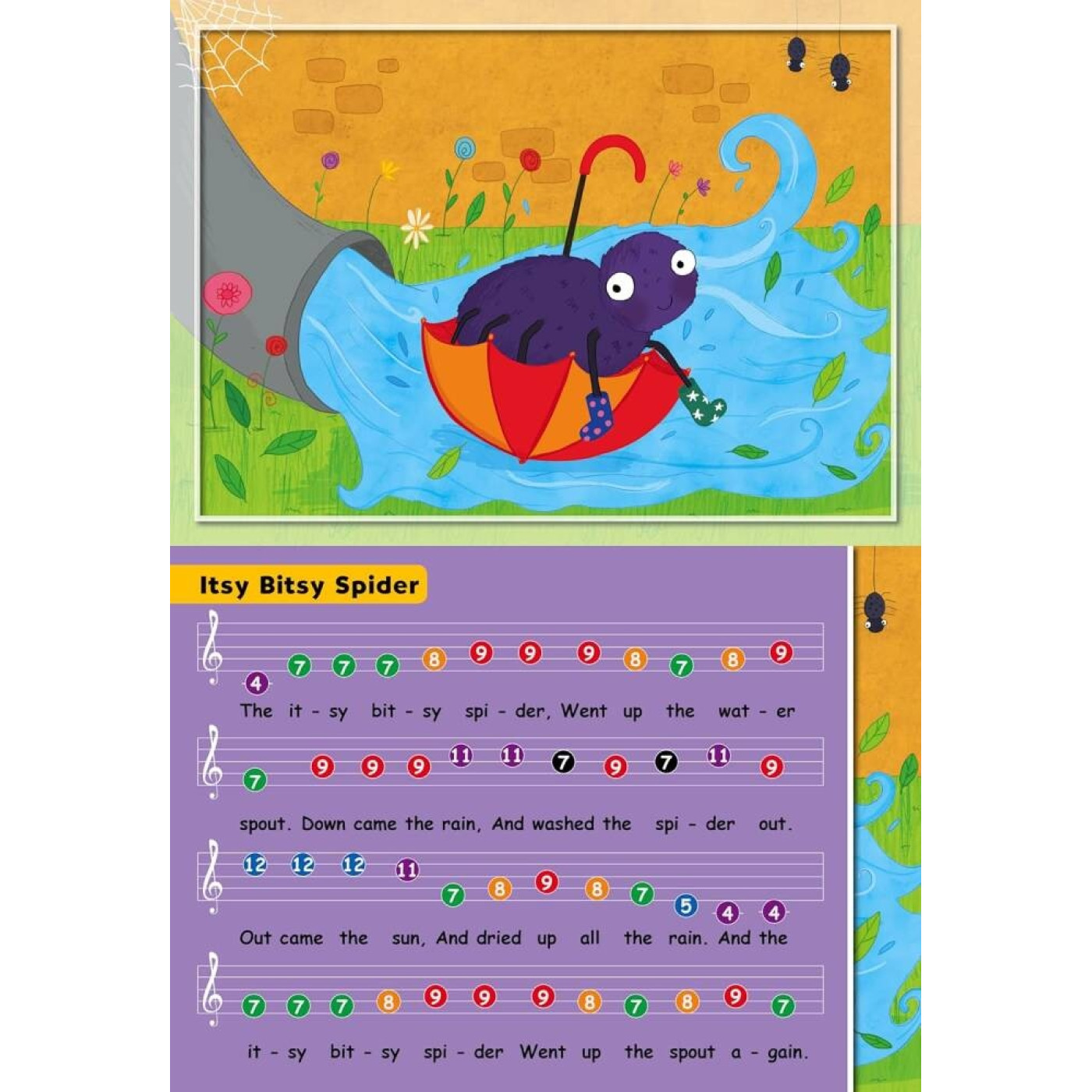Play Along Piano Book: Itsy Bitsy Spider - 9780755407811 - 9780755407811