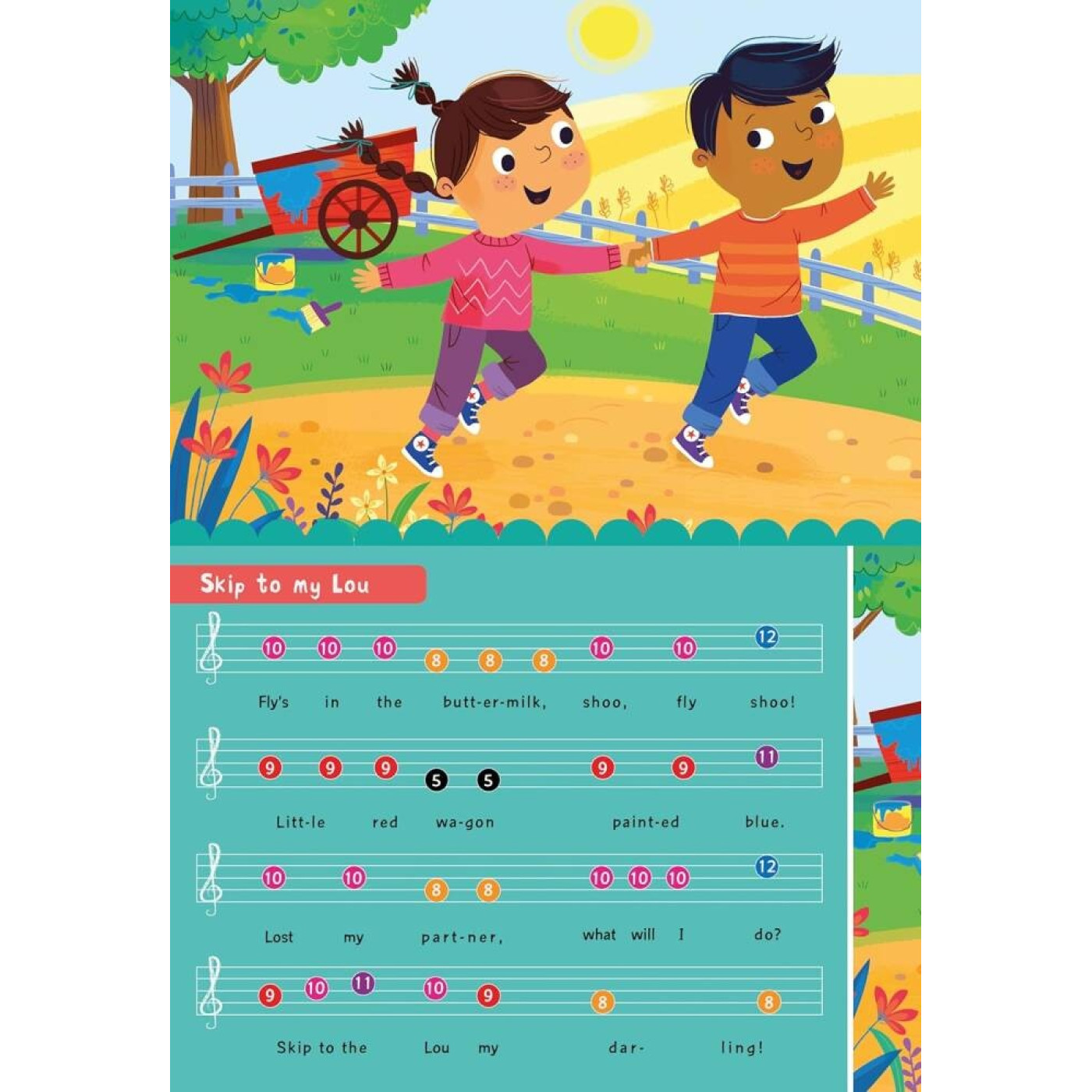 Play Along Piano Book: Skip to My Lou