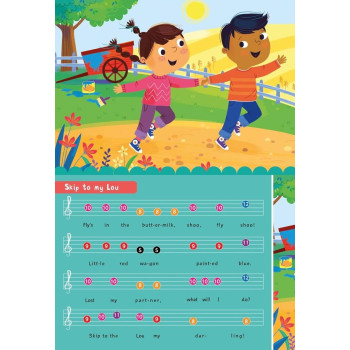 Play Along Piano Book: Skip to My Lou