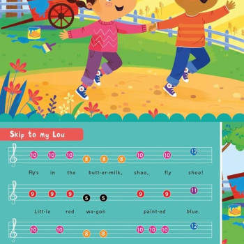 Play Along Piano Book: Skip to My Lou