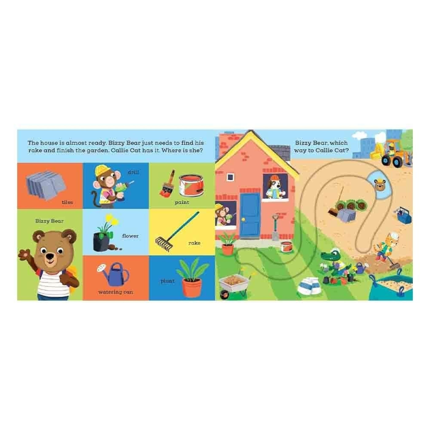 Nosy Crow - Bizzy Bear - Find and Follow On the Building Site