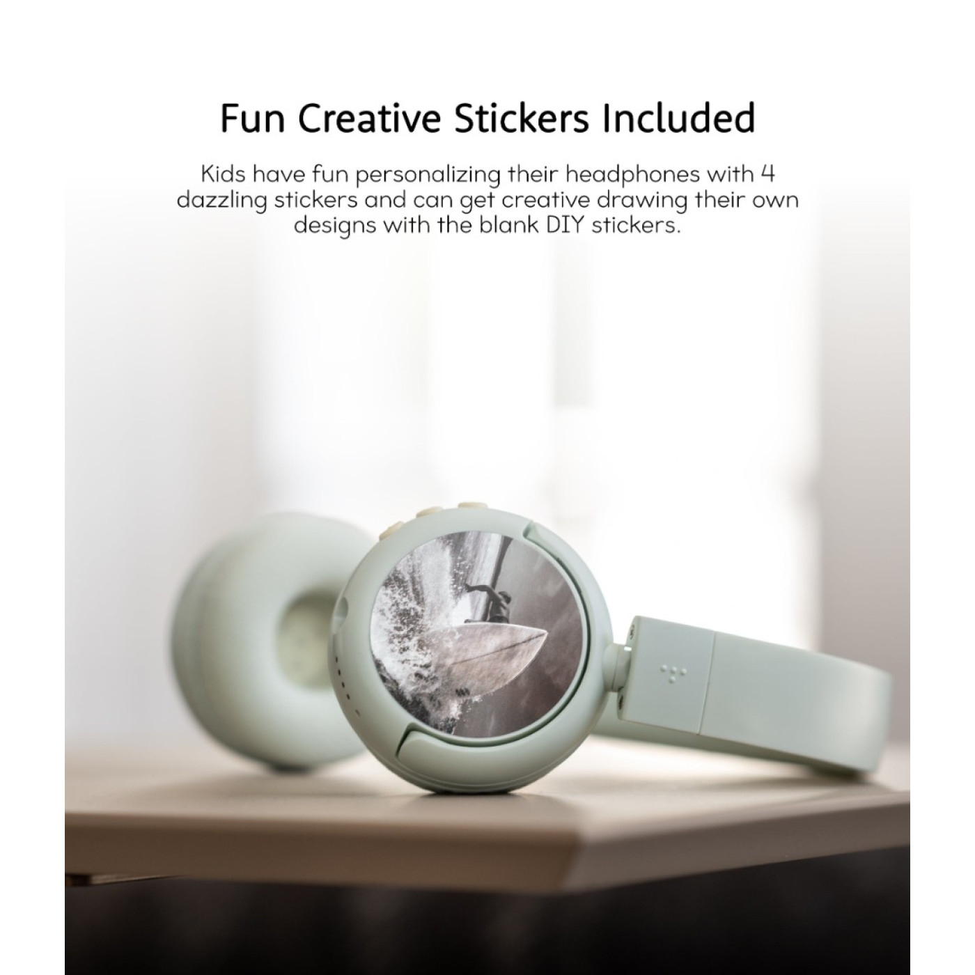 Buddyphones POPFun - Kulak Üstü Kulaklık Yeşil - 4897111741023 Buddyphones POPFun - Kulak Üstü Kulaklık Yeşil - ST01115 - 4897111741023