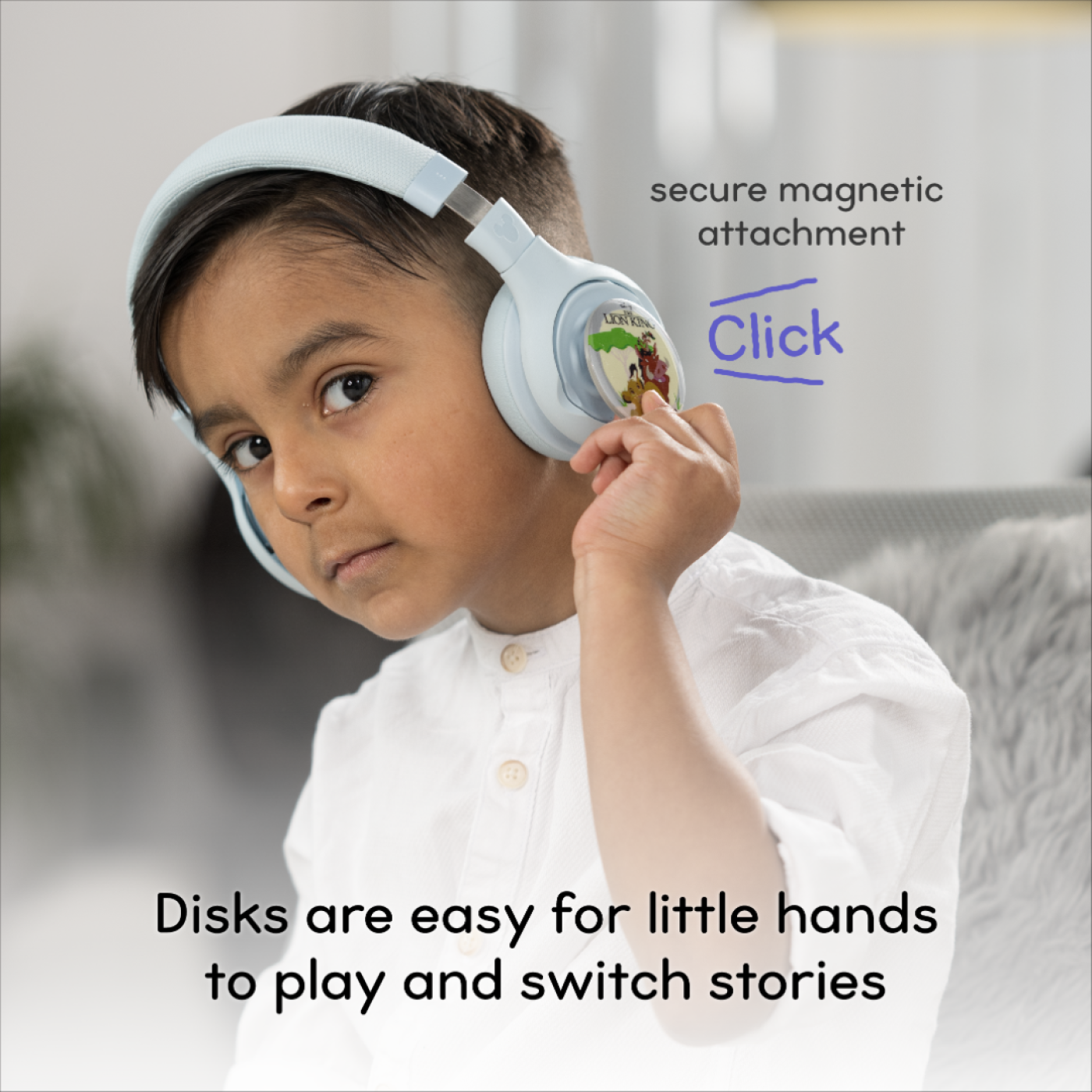 StoryPhones Disney - Kulak Üstü Kulaklık Mavi - 4897111740668 StoryPhones Disney - Kulak Üstü Kulaklık Mavi - ST01113 - 4897111740668