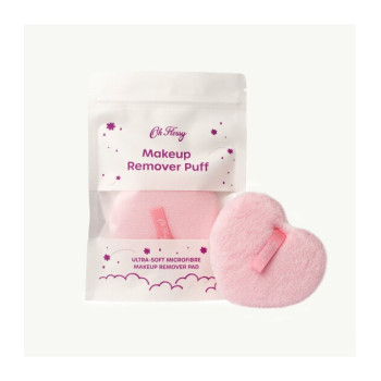 Oh Flossy Ultra Yumuşak Mikrobiber Yıkanabilir Makyaj Temizleme Pufu    