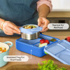 Omiebox - Isı Yalıtımlı Deniz Mavisi Bento Yemek Kutusu Omiebox - Isı Yalıtımlı Deniz Mavisi Bento Yemek Kutusu