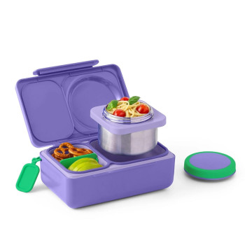 Omiebox - UP Isı Yalıtımlı 2. Nesil Galaksi Moru Bento Yemek Kutusu