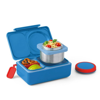 Omiebox UP 2. Nesil Kozmik Mavi Isı Yalıtımlı Bento Yemek Kutusu