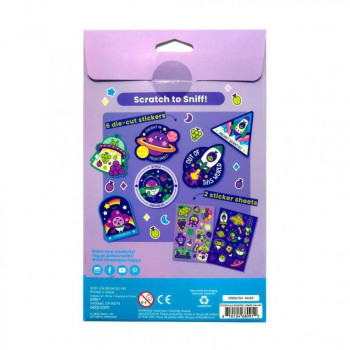 Ooly - Stickiville Kokulu Çıkartma Seti - Galaxy Grape Ooly - Stickiville Kokulu Çıkartma Seti - Galaxy Grape