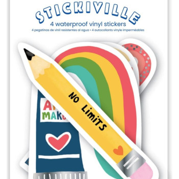 Ooly Stickiville Vinil Çıkartmalar - Art Maker