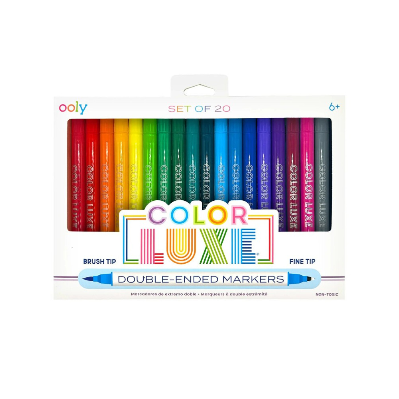 Ooly Color Luxe Çift Uçlu 20’li Keçeli Kalem - ST00974 - 810104683012