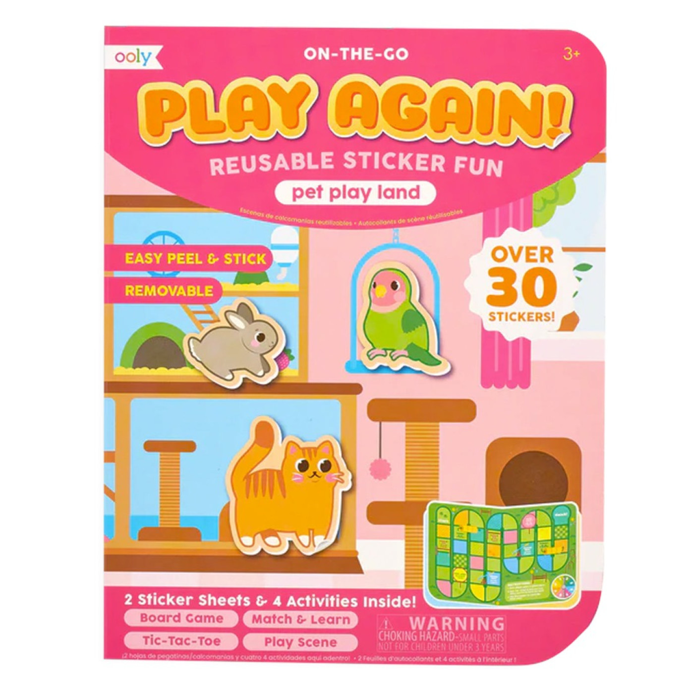 Ooly Play Again Mini Taşınabilir Aktivite Kiti - Pet Ooly Play Land - 810078035619 Ooly Play Again Mini Taşınabilir Aktivite Kiti - Pet Ooly Play Land - 172-007 - 810078035619