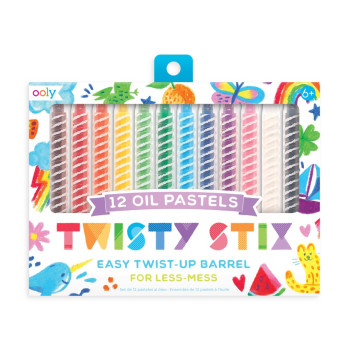 Ooly Twisty Stix 12'li Yağlı Pastel Boya Ooly Twisty Stix 12'li Yağlı Pastel Boya