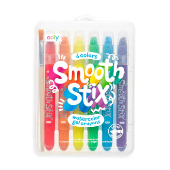 Ooly - Smooth Stix Sulu Boya Efektli 6'Lı Jel Boya Kalemi Ooly - Smooth Stix Sulu Boya Efektli 6'Lı Jel Boya Kalemi
