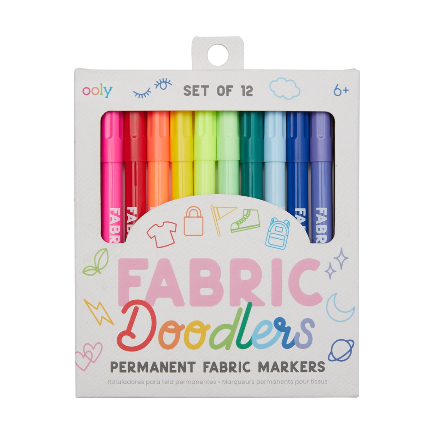 Ooly Fabric Doodlers 12’li Kumaş Boya Kalemi Ooly Fabric Doodlers 12’li Kumaş Boya Kalemi